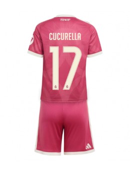 Real Madrid Marc Cucurella #17 Replika Tredje Kläder Barn 2026-27 Kortärmad (+ byxor)